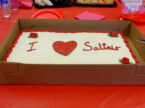One of the cakes